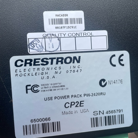 Crestron CP2E / Compact Control System with Ethernet. - Picture 9 of 10